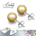 Destiny Jewellery Crystals From Swarovski Pearl Earrings Set